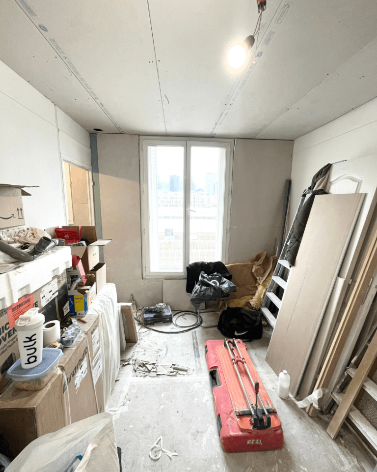 rénovation appartement studio